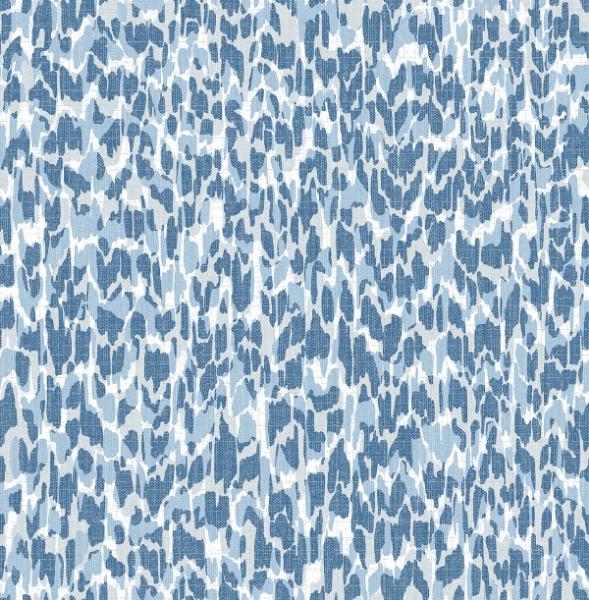 a street prints Flavia Blue Animal Print Wallpaper