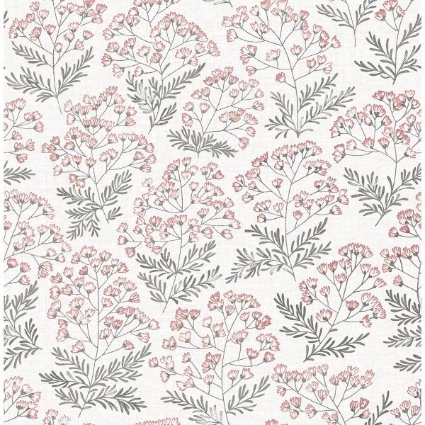 a street prints Floret Pink Flora Wallpaper