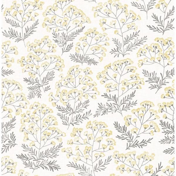 a street prints Floret Yellow Floral Wallpaper