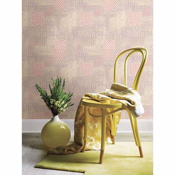 A Street Prints Flower Power Pink Patchwork