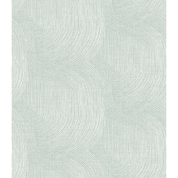 a street prints Folly Seafoam Zen Swirls Wallpaper