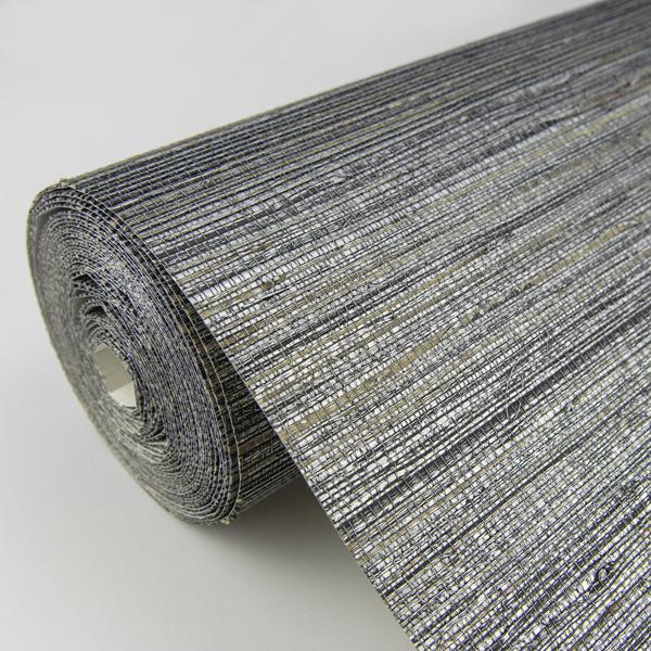 A Street Prints Fujian Silver Grasscloth Wallpaper