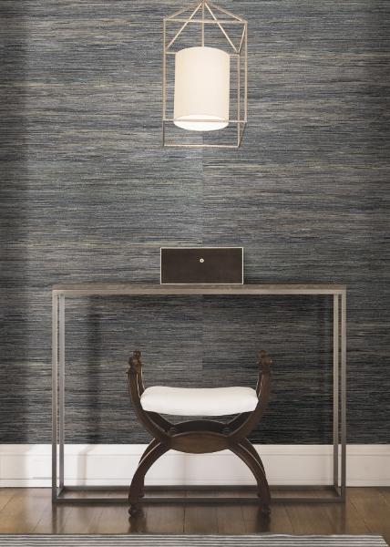 A Street Prints Fujian Silver Grasscloth Wallpaper