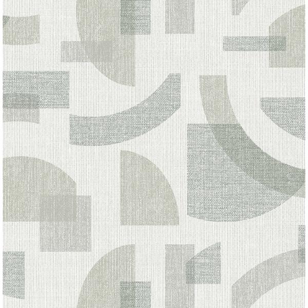 a street prints Fulton Sea Green Shapes Wallpaper