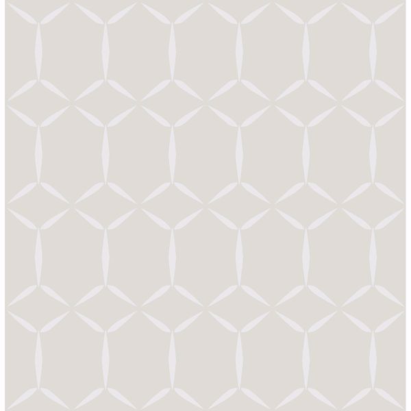 a street prints Fusion Neutral Geometric Wallpaper