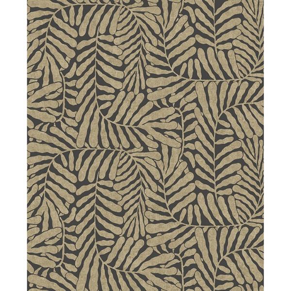 a street prints Gabriel Bronze Fern Wallpaper