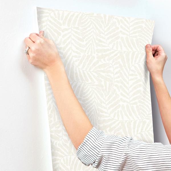 A Street Prints Gabriel Pearl Fern Wallpaper