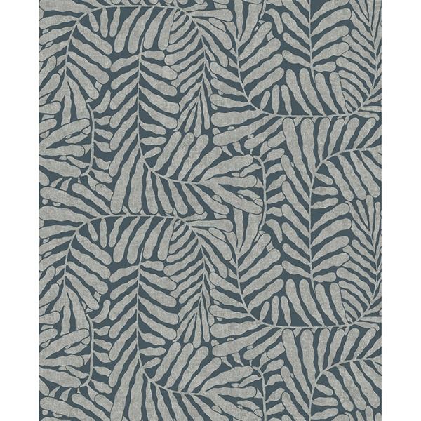 a street prints Gabriel Teal Fern Wallpaper