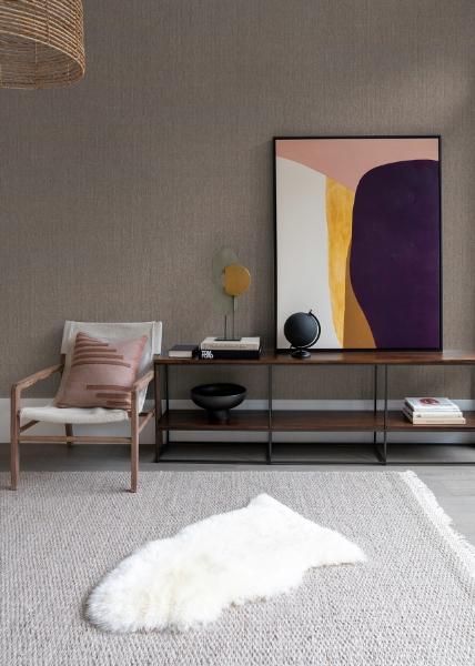 A Street Prints Gaoyou Grey Paper Weave Wallpaper