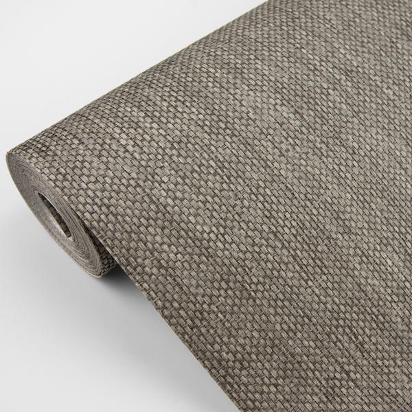 A Street Prints Gaoyou Taupe Paper Weave Wallpaper