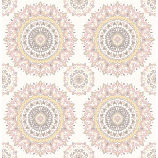 a street prints Gemma Light Pink Boho Medallion
