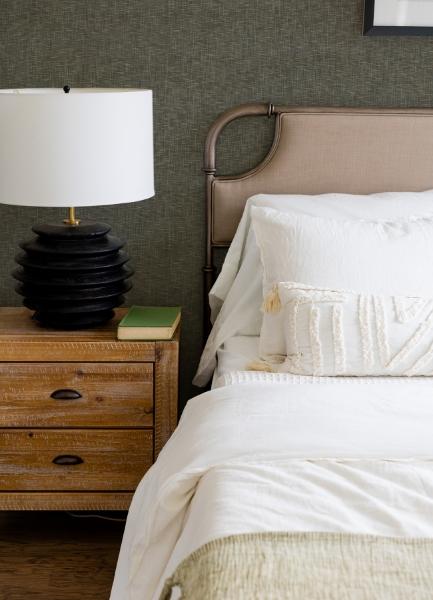 A Street Prints Genji Dark Grey Woven Wallpaper