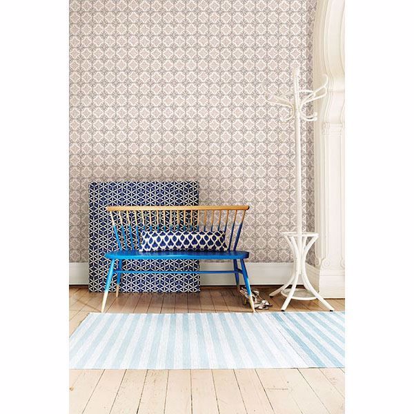 A Street Prints Geo Pink Quatrefoil