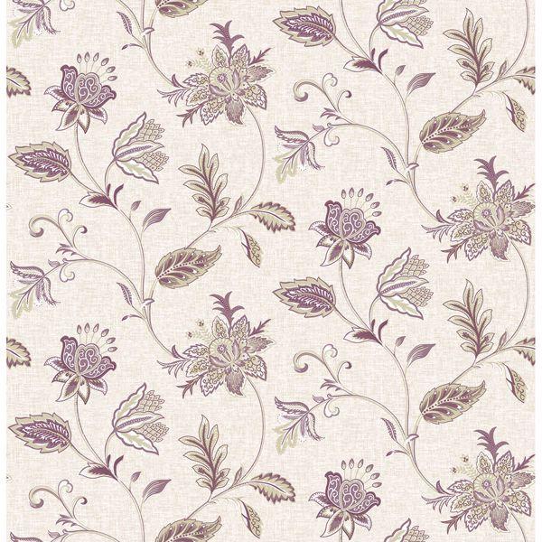 a street prints Georgette Burgundy Jacobean