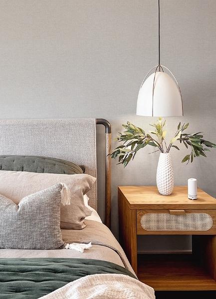 A Street Prints Glen Light Grey Texture Wallpaper