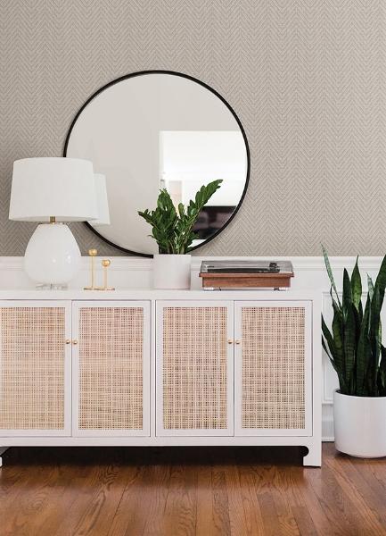 A Street Prints Glynn Lavender Chevron Wallpaper