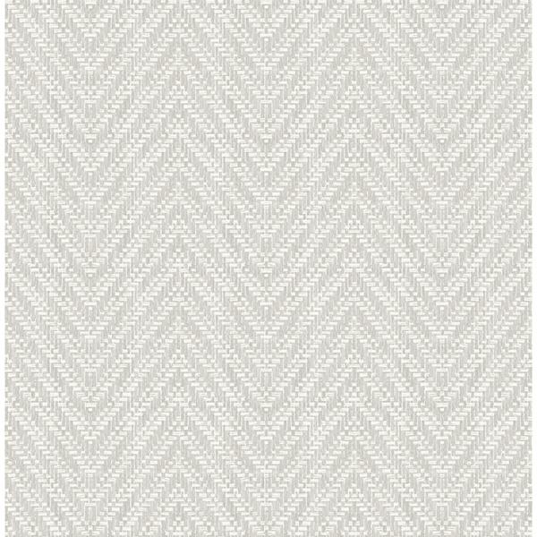 a street prints Glynn Light Grey Chevron Wallpaper