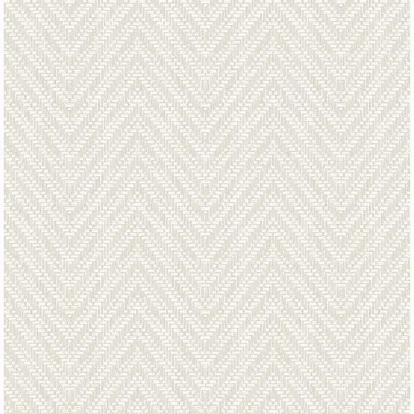 a street prints Glynn Silver Chevron Wallpaper