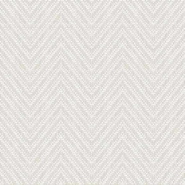 a street prints Glynn Silver Chevron Wallpaper