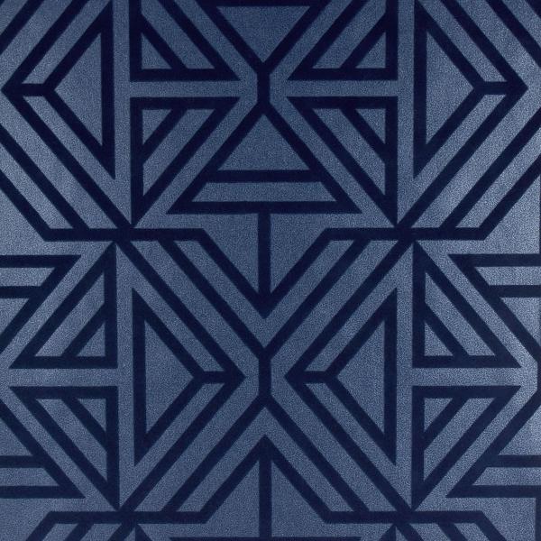 a street prints Helios Blue Geometric Wallpaper