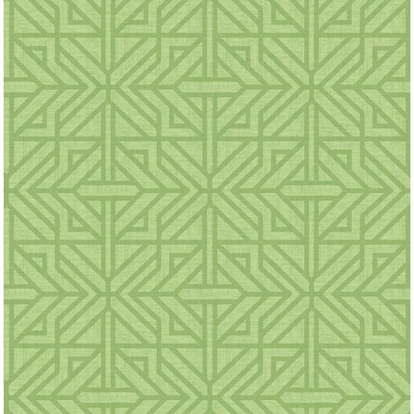 a street prints Hesper Green Geometric Wallpaper