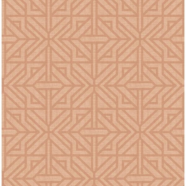 a street prints Hesper Rust Geometric Wallpaper