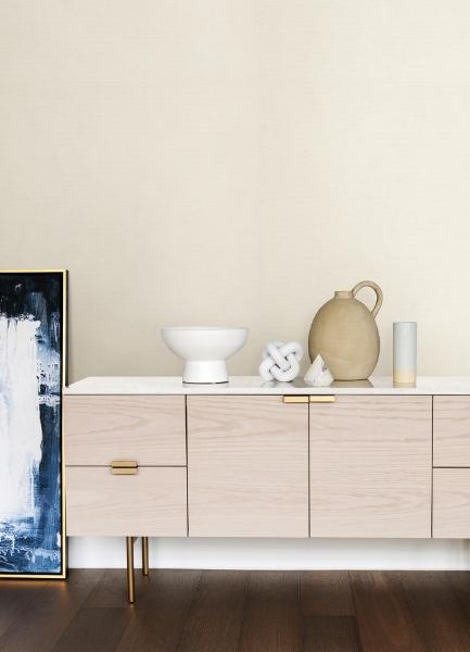 A Street Prints Hien White Grasscloth Wallpaper