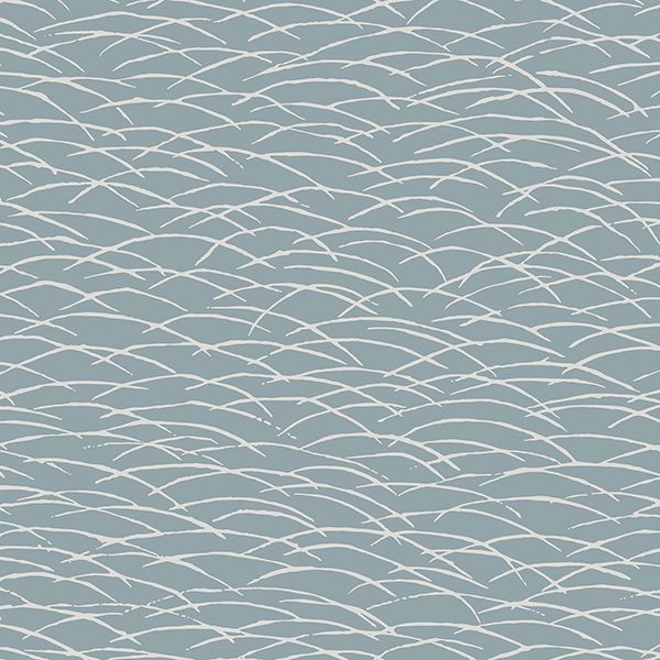 a street prints Hono Blue Abstract Wave Wallpaper