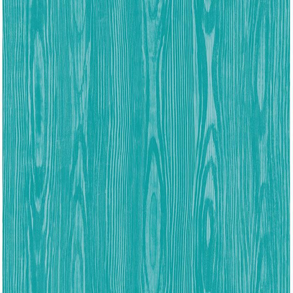 a street prints Illusion Aqua Faux Wood Wallpaper