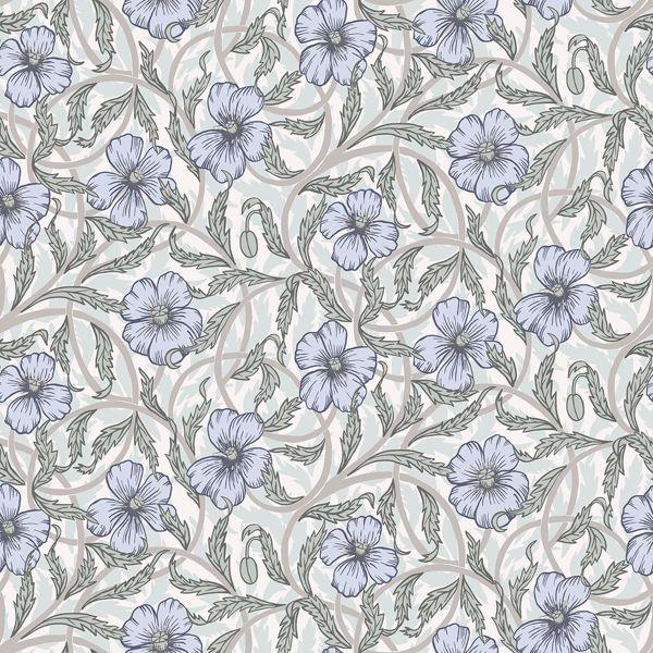 a street prints Imogen Light Blue Floral Wallpaper