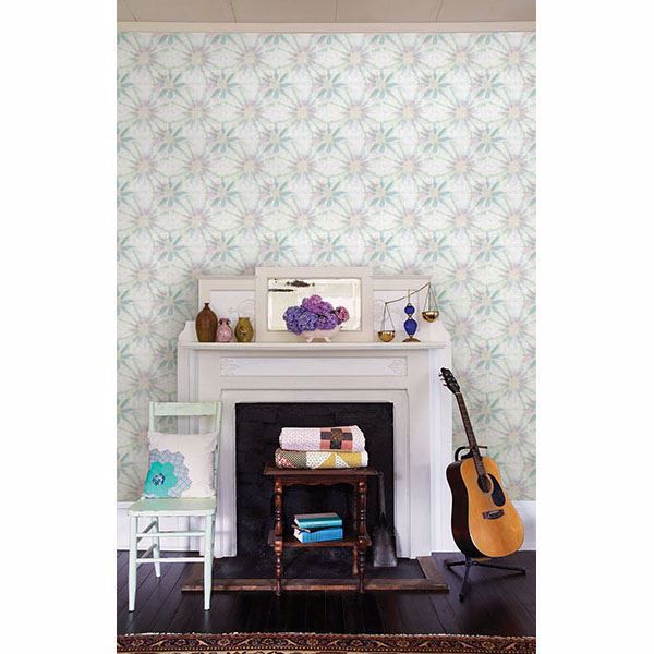 A Street Prints Iris Green Shibori