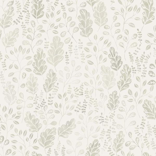 a street prints Isha Beige Leaf Wallpaper