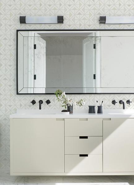 A Street Prints Jekyl Beige Triangles Wallpaper