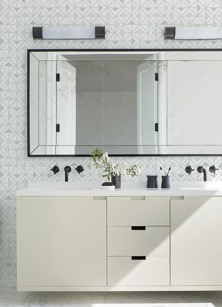 A Street Prints Jekyl Green Triangles Wallpaper