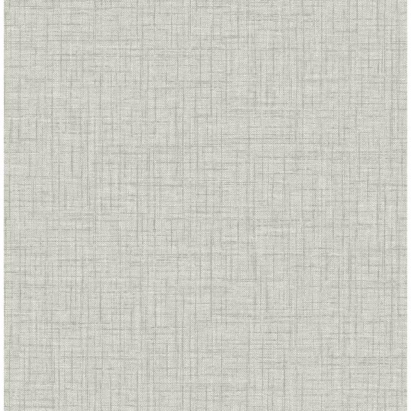 a street prints Jocelyn Grey Faux Fabric Wallpaper