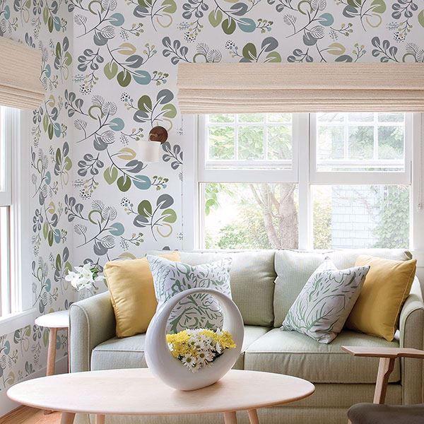 A Street Prints Jona Green Trail Wallpaper