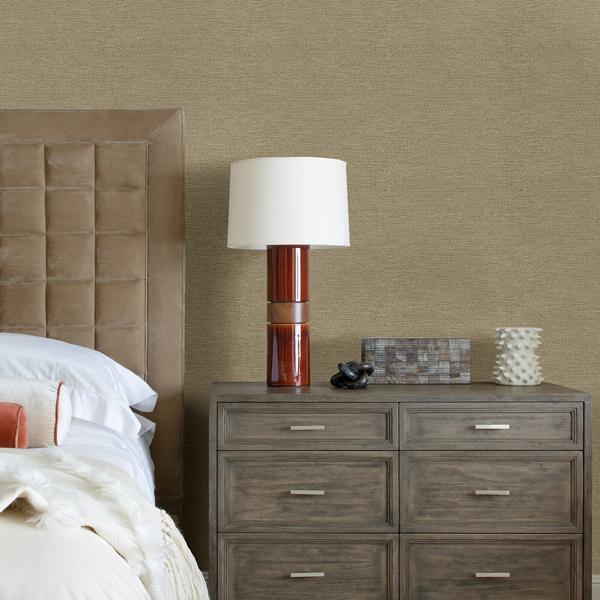 A Street Prints Jordan Gold Faux Tweed Wallpaper