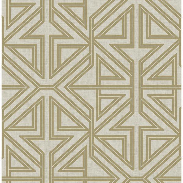 a street prints Kachel Gold Geometric Wallpaper
