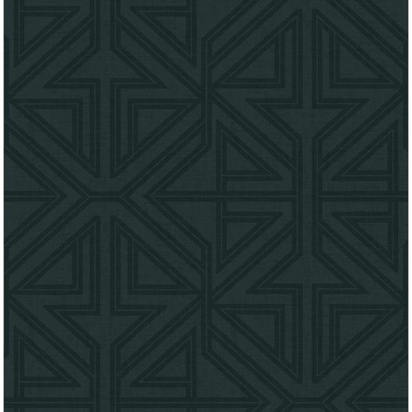 a street prints Kachel Teal Geometric Wallpaper