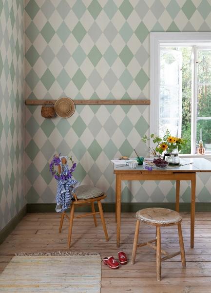 A Street Prints Kalas Light Blue Diamond Wallpaper