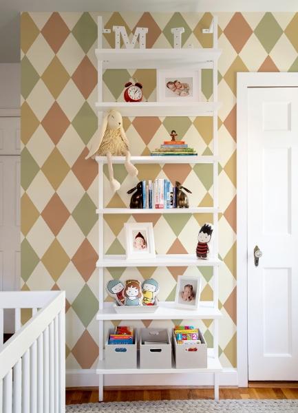 A Street Prints Kalas Mustard Diamond Wallpaper