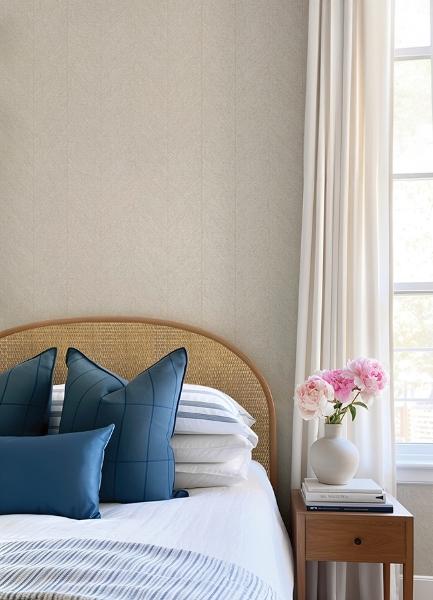 A Street Prints Kallam Beige Chevron Wallpaper