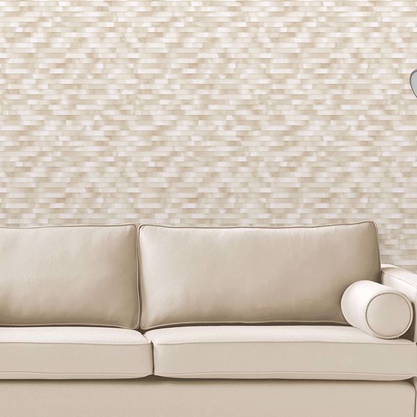 A Street Prints Kalmar Beige Hazy Stripe Wallpaper