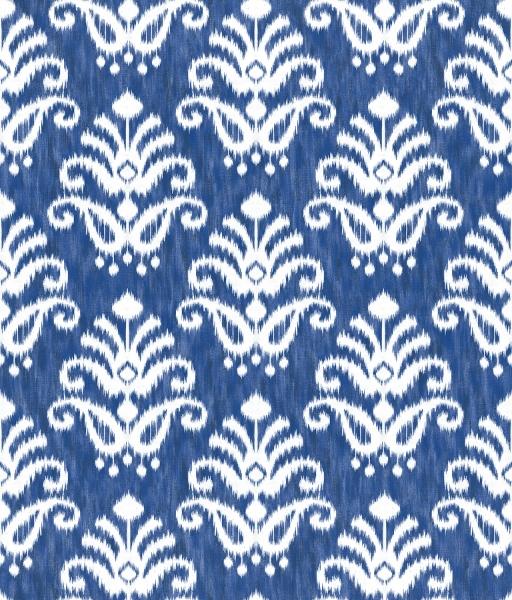 a street prints Keaton Blue Medallion Wallpaper