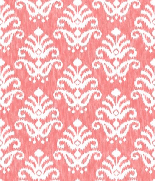 a street prints Keaton Coral Medallion Wallpaper