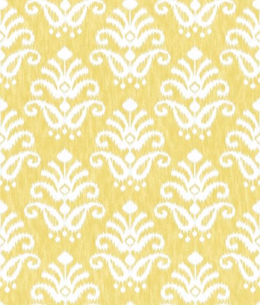 a street prints Keaton Yellow Medallion Wallpaper