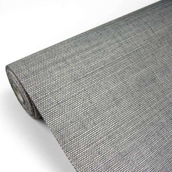 A Street Prints Khuri Grey Grasscloth Wallpaper