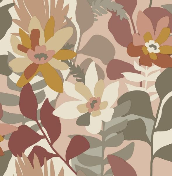 a street prints Koko Rose Floral Wallpaper