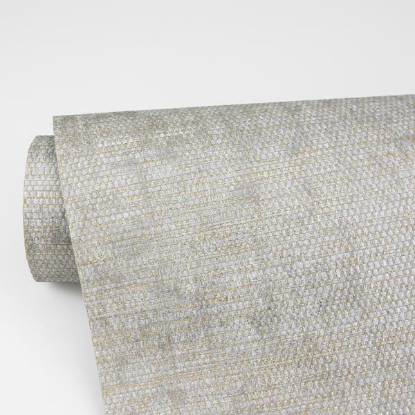A Street Prints Kongur Silver Grasscloth Wallpaper