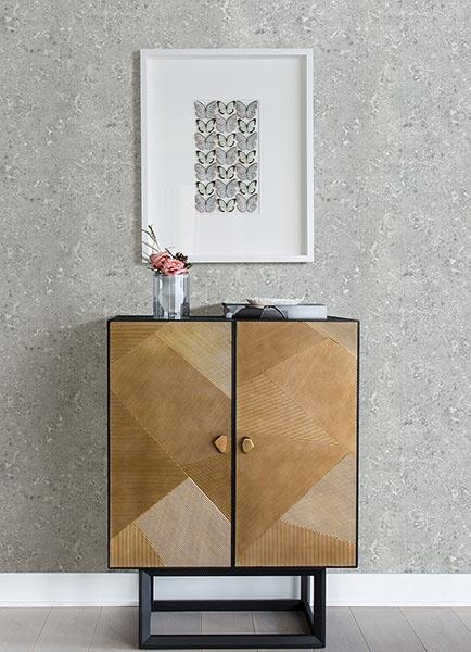 A Street Prints Kulta Silver Cement Wallpaper